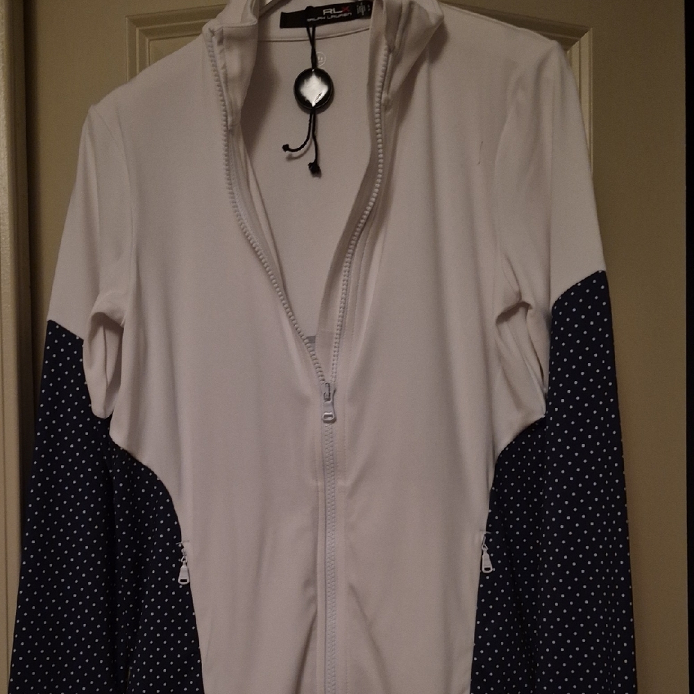 Ralph Lauren White Zip-Up Jacket